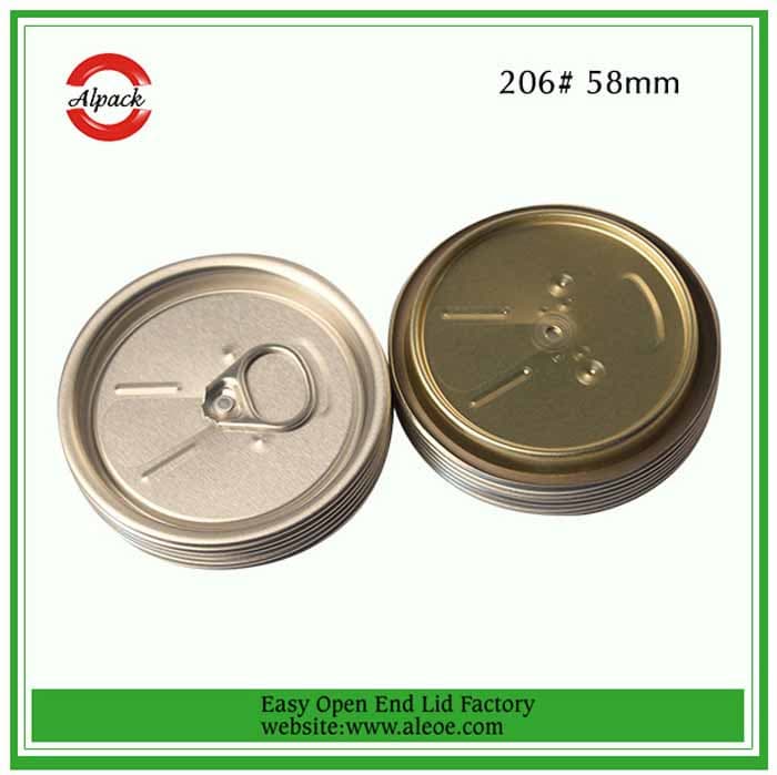 206_58mm aluminium fruit juice can easy open lid company